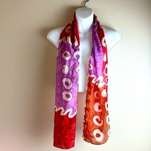 Vintage Colorful Womens Scarf